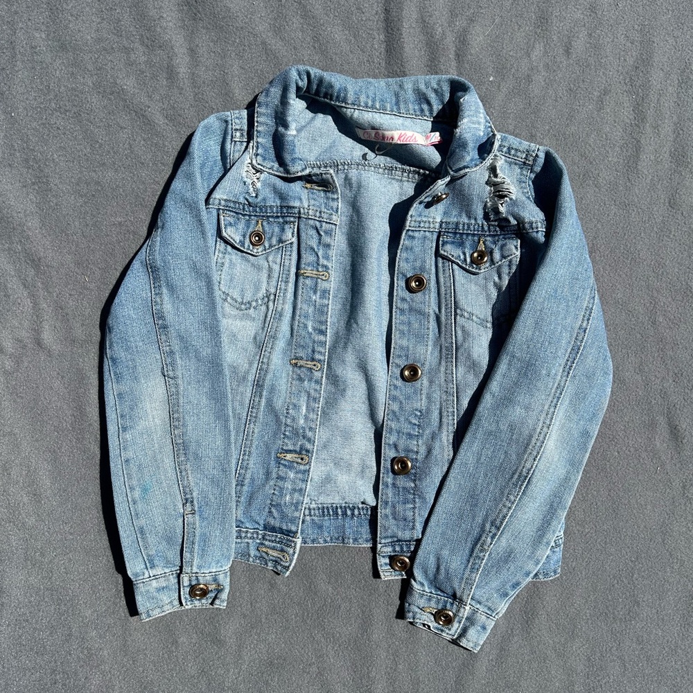 Ci Sono Light Blue Kids Jean Jacket